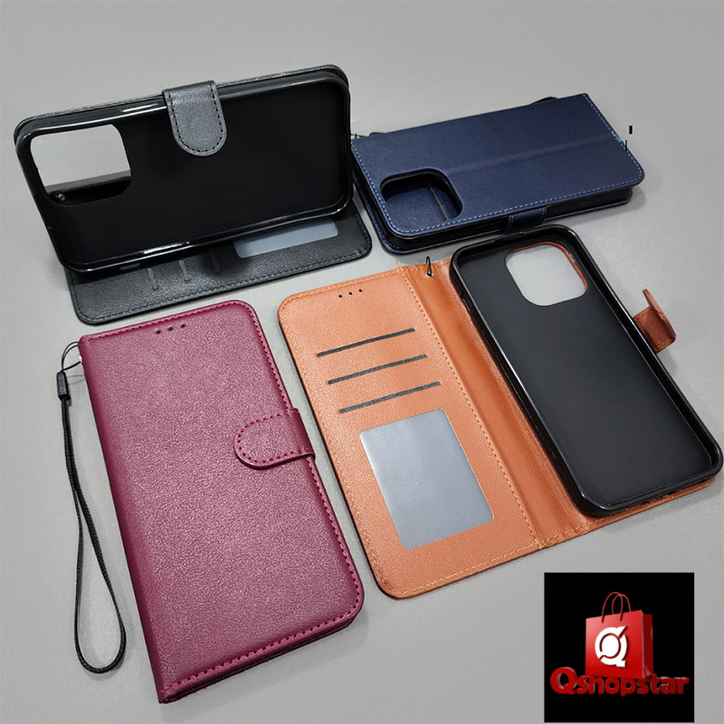 เคสหนังเปิด-ปิด CaseOppo  A60 A74 A77s A78 A79 A94 A95 F5 F7 F11Pro Reno7z Reno11f มีช่องใส่การ์ด ฝา