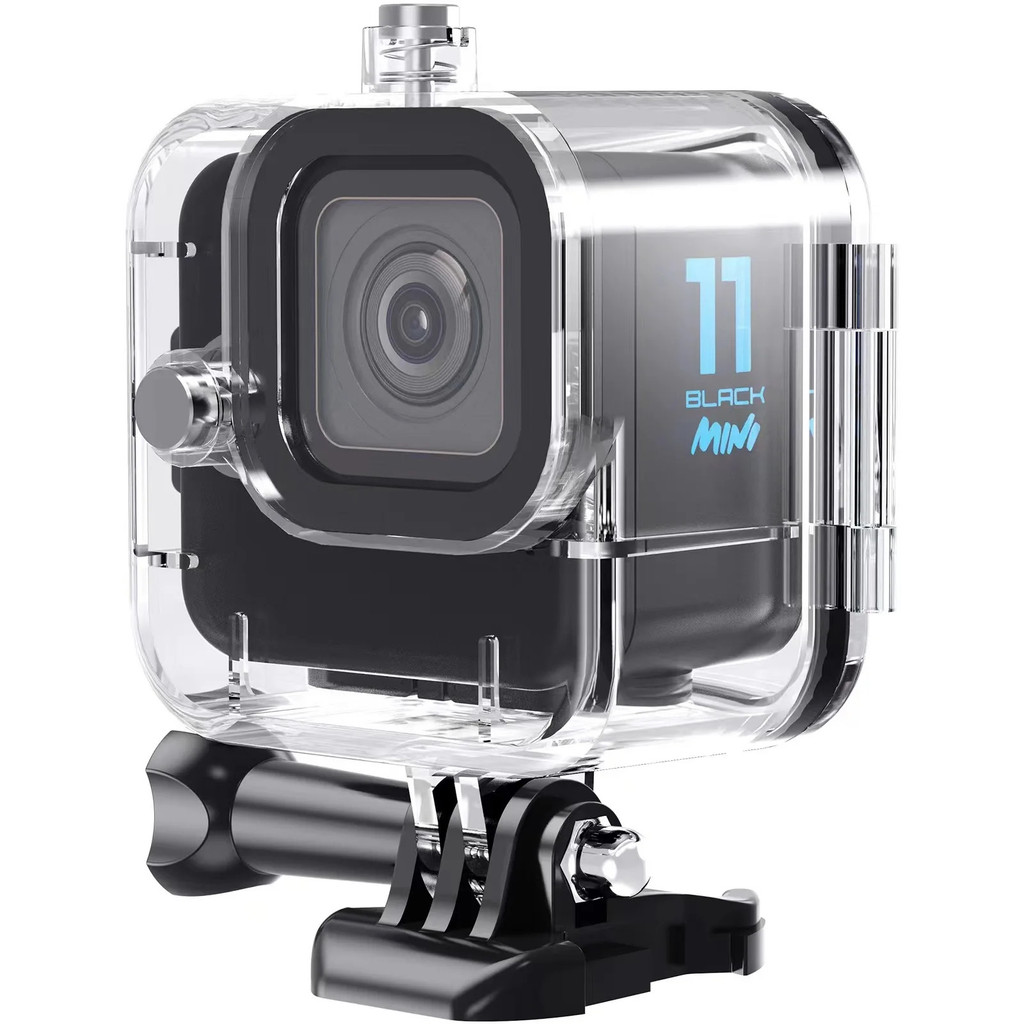 ERIKOLE สําหรับ Gopro Hero 11 Mini เคสกันน้ําดําน้ําฝาครอบป้องกันสําหรับ GoPro Hero 11 สีดํา MINI อุ