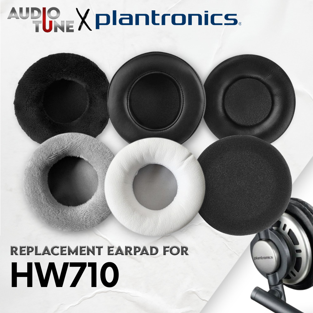 เบาะรองหู Earcup Plantronic HW710 แผ่นโฟมแผ่นรองหูฟัง