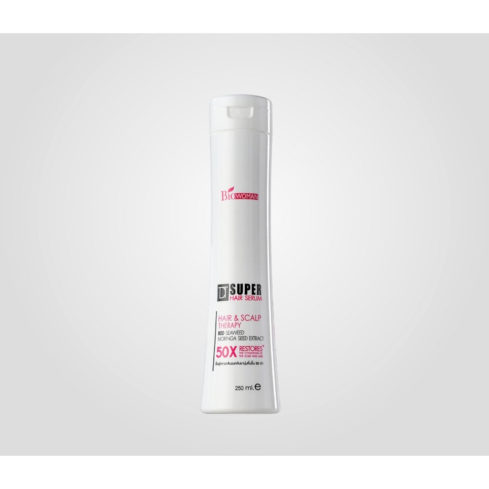Biowoman ดีท็อกซ์ ซุปเปอร์ เซรั่ม 250 มล.(เซรั่มอาหารผม ไม่ต้องล้างออก)