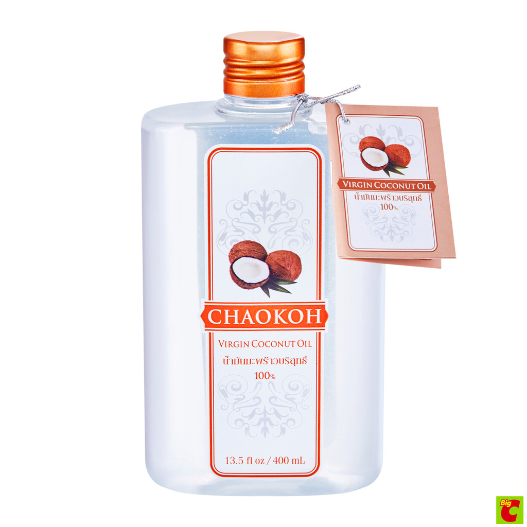 ชาวเกาะ น้ำมันมะพร้าวบริสุทธิ์ 100% ขนาด 400 มล.