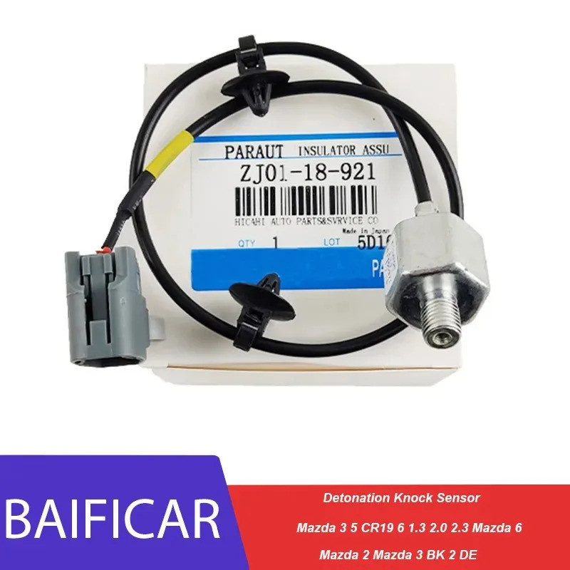 เซ็นเซอร์น็อค Detonation ของแท้ใหม่เอี่ยม ZJ0118921 E001T50471 สําหรับ MAZDA 3 5 CR19 6 1.3 2.0 2.3 