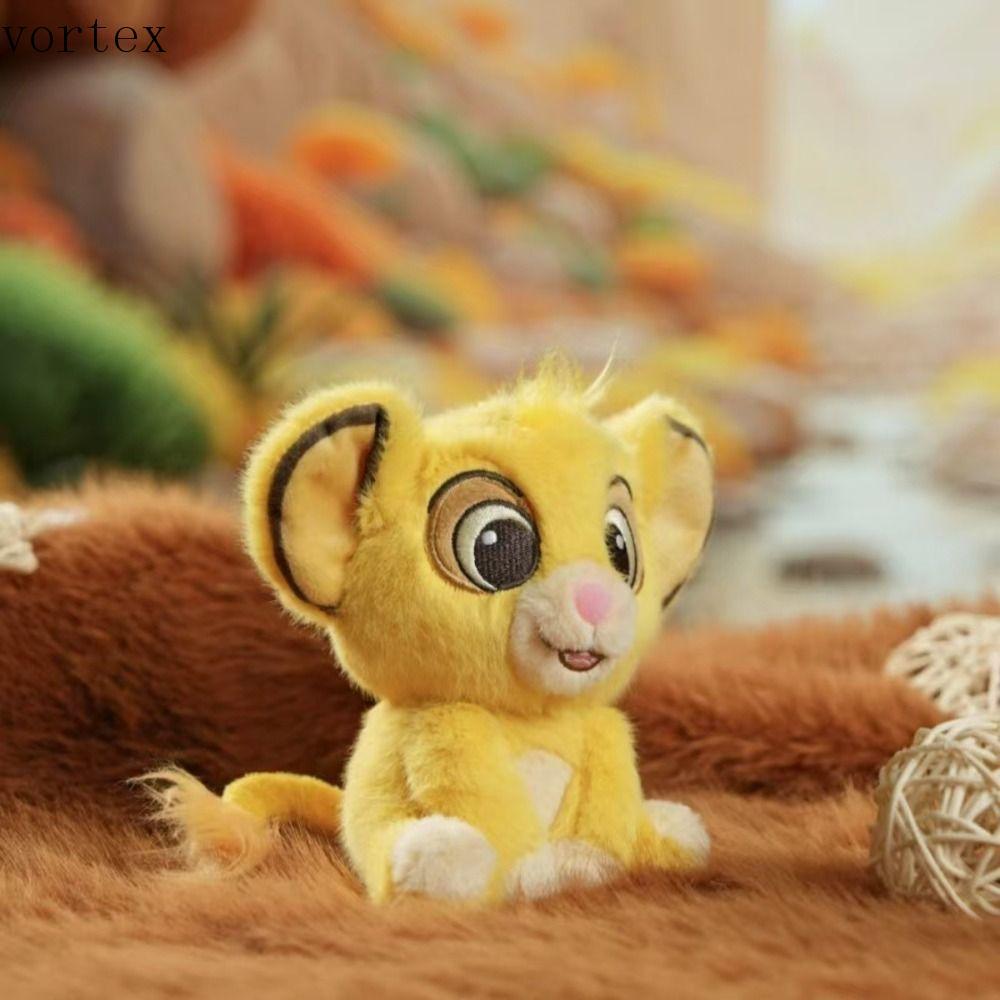 VORTEXG Lion พวงกุญแจ, เครื่องประดับจี้ตุ๊กตาพวงกุญแจ, น่ารัก The Lion King ตุ๊กตาของเล่นตุ๊กตาพวงกุ