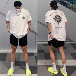 OUTLET STORE Kaos Oversize Lengan Pendek | Tshirt Model Kompas | Kaos Couple Pria Distro | Kaos Sehari-hari | Bahan Cotton