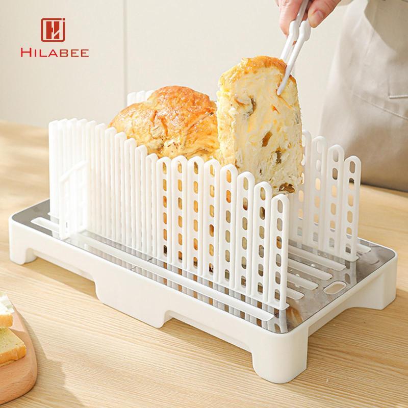 [hilabee] เครื่องตัดขนมปังสําหรับเครื่องตัดขนมปังโฮมเมดทําอุปกรณ์เบเกอรี่อุปกรณ์เสริมเครื่องตัดขนาดก