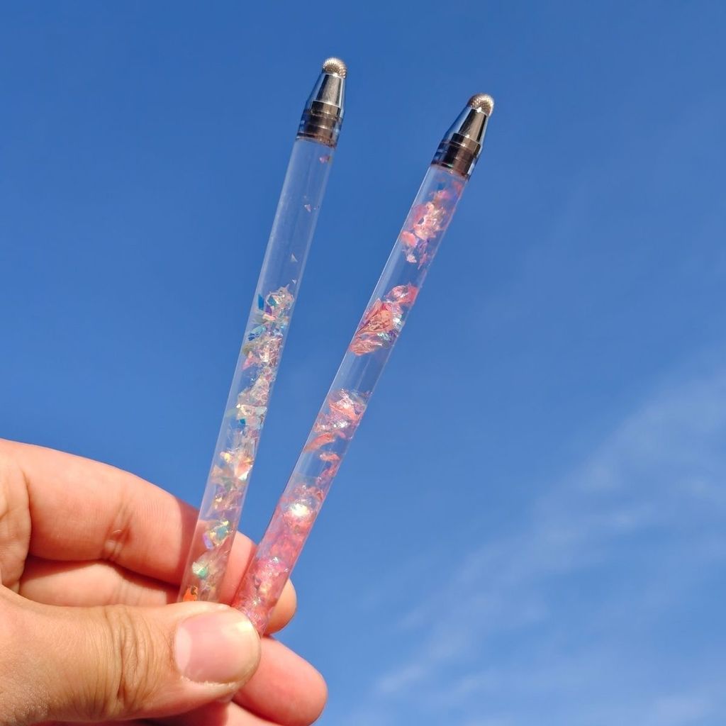 Glitter Stylus แท็บเล็ตโทรศัพท์ Stylus ปากกา Capacitive