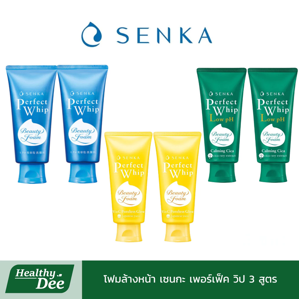 Senka โฟมล้างหน้า เซนกะ เพอร์เฟ็ค วิป SENKA PERFECT WHIP 3 สูตร