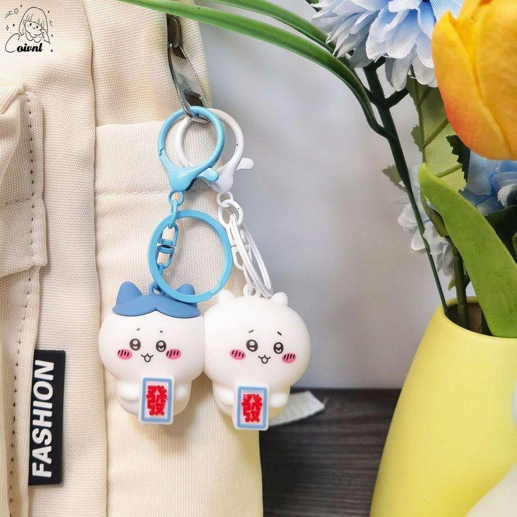 พวงกุญแจ Chiikawa แม่เหล็กน่ารัก - อะนิเมะ Usagi Hachiware พวงกุญแจคู่