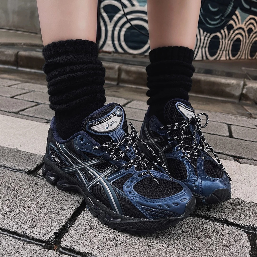 GEL-Nimbus 10.1 Blueberry Retro Pioneer Low Top Casual Ruing Shoes ผู้ชายและผู้หญิง