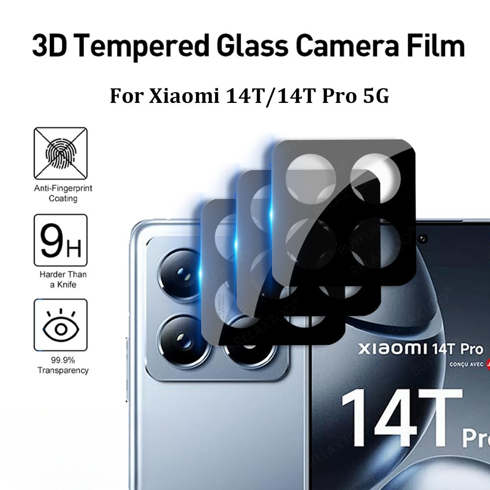XIAOMI MI 14T / MI 14T PRO TEMPERED GLASS CAMERA 3D FRAME HD CLARITY FULL COVER PNEW