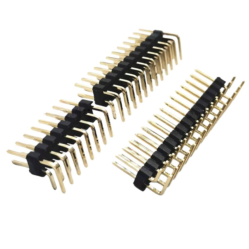 ชุบทอง 2U / 3U   2.54 มม. ระยะห่างเข็มคู่แถว 2 * 1P   2P   3   5   6   8   10   15   20   2 * 40P