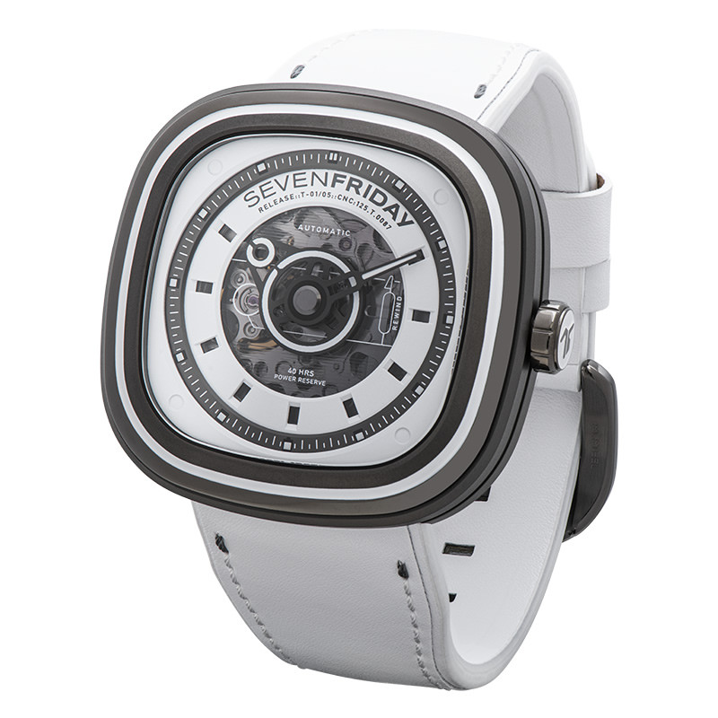 Sevenfriday ของแท้ Swiss 7 Seven Friday นาฬิกาข้อมือผู้ชายอัตโนมัติ T1/05