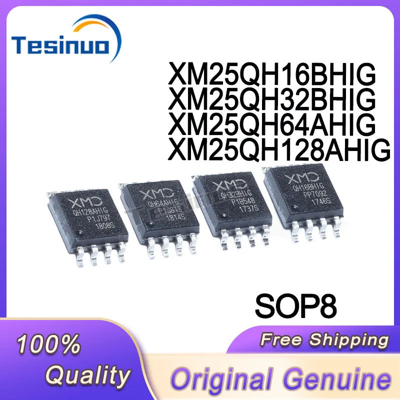 5PCS XM25QH16BHIG QH16BHIG XM25QH32BHIG QH32BHIG XM25QH64AHIG XM25QH128AHIG QH128AHIG ZOP8 ชิป ic