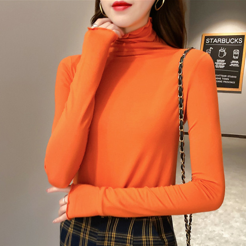 สีทึบบางแขนยาวทรงสลิมฟิตด้านบนด้านนอกฐาน Shirtgt888.vn20251022130306