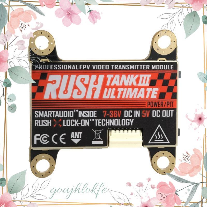 RUSH TANK III Ultimate 5.8G VTX 48CH เครื่องส่งสัญญาณแบบสลับสําหรับ RC Racing Drone- PIT/25/500/1000