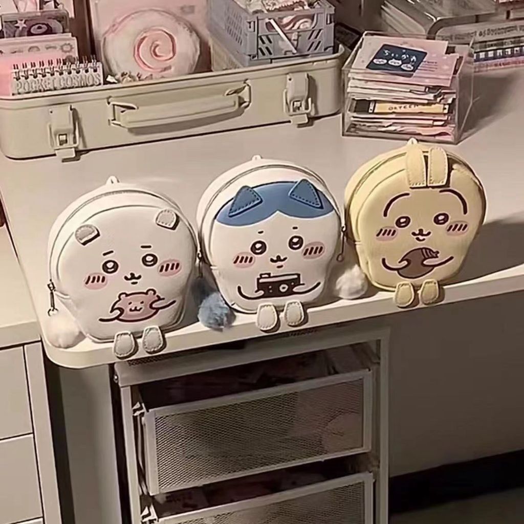 Chiikawa Chiikawa กระเป๋าใส่เหรียญ Chiikawa ขนาดเล็กแปดกระเป๋านักเรียนกระเป๋ากระเป๋าใส่เหรียญ chikaw