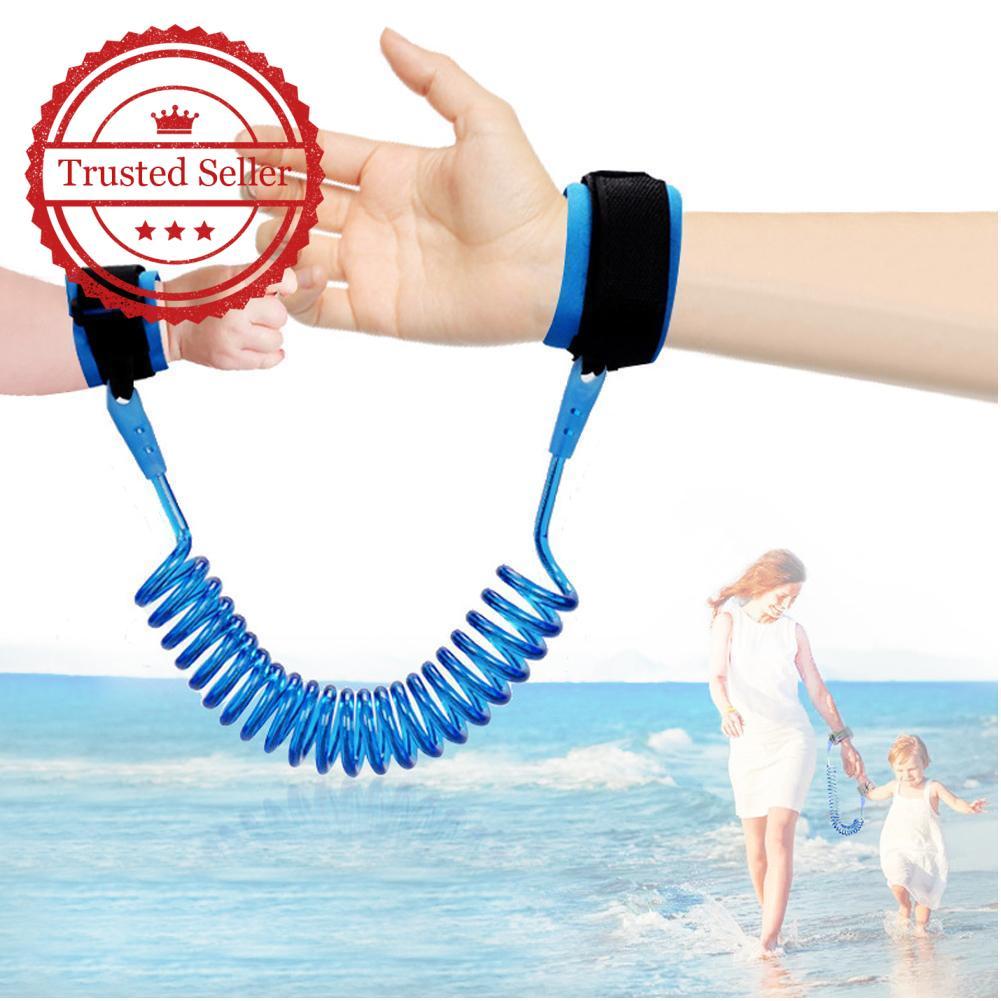 สายรัดข้อมือเด็กเด็กวัยหัดเดินเด็กทารกความปลอดภัยเดินปรับ 1.5 ความยาว M N0j9