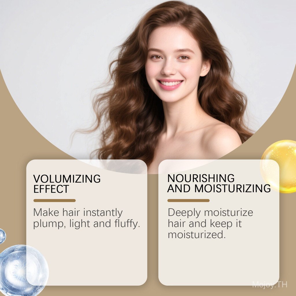 HOEGOA Hair Volumizing Shampoo ทําความสะอาดหนังศีรษะอย่างอ่อนโยน Refreshing Hair Soft Shine Hair Car