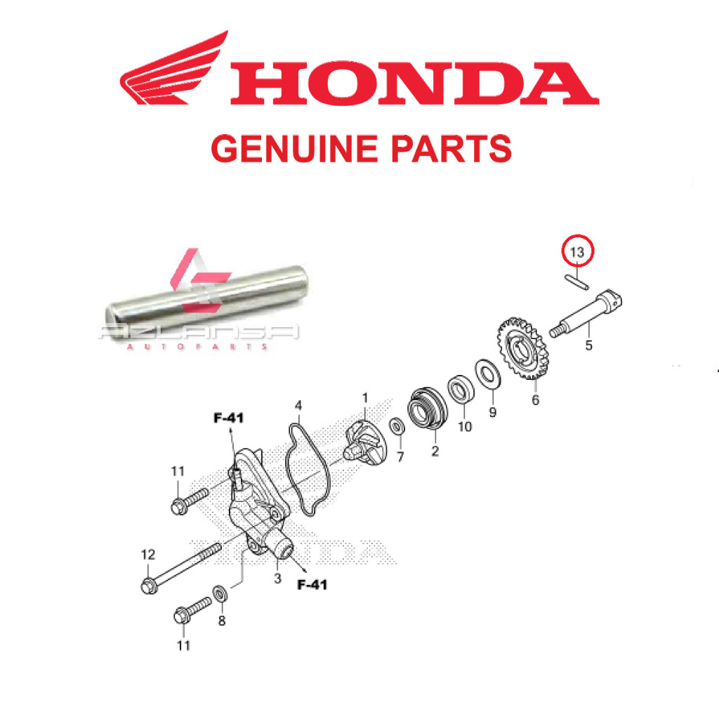ลูกกลิ้ง 4x23.8 ( 96220-40238 ) RS150R V1 V2 V3, RS-X V1 V2 & CBR150R