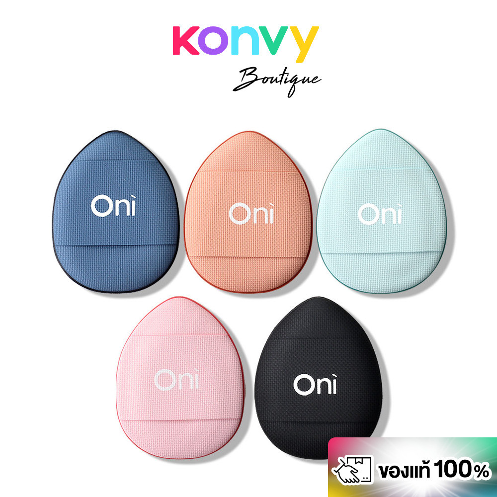 Oni Soft Sponge Finger Puff Mixed Color 5pcs พัฟจิ๋ว พัฟนิ้วโอนิ ไซส์มินิ 5 ชิ้น เกลี่ยเนียนกริบ นุ่มไม่บาดผิว.