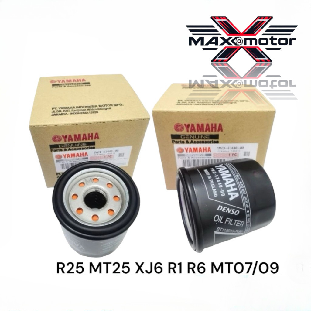 YAMAHA R25 MT25 XJ6 R1 R6 MT07 MT09 กรองน้ํามัน ASSY 1WD-E3440-00