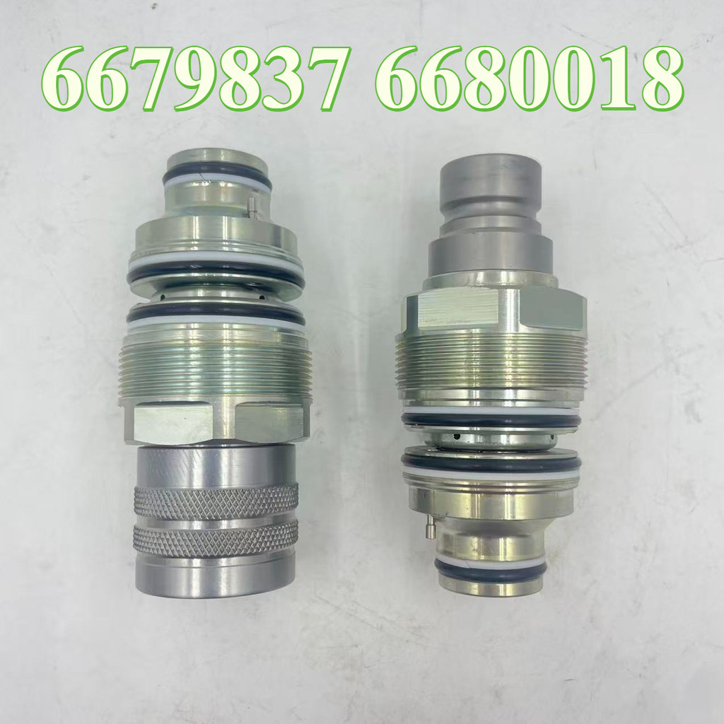6679837 6680018 ข้อต่อเชื่อมต่อไฮดรอลิกอย่างรวดเร็ว 46 มม. สําหรับ Bobcat 753-883/ A220 - A770/S130 