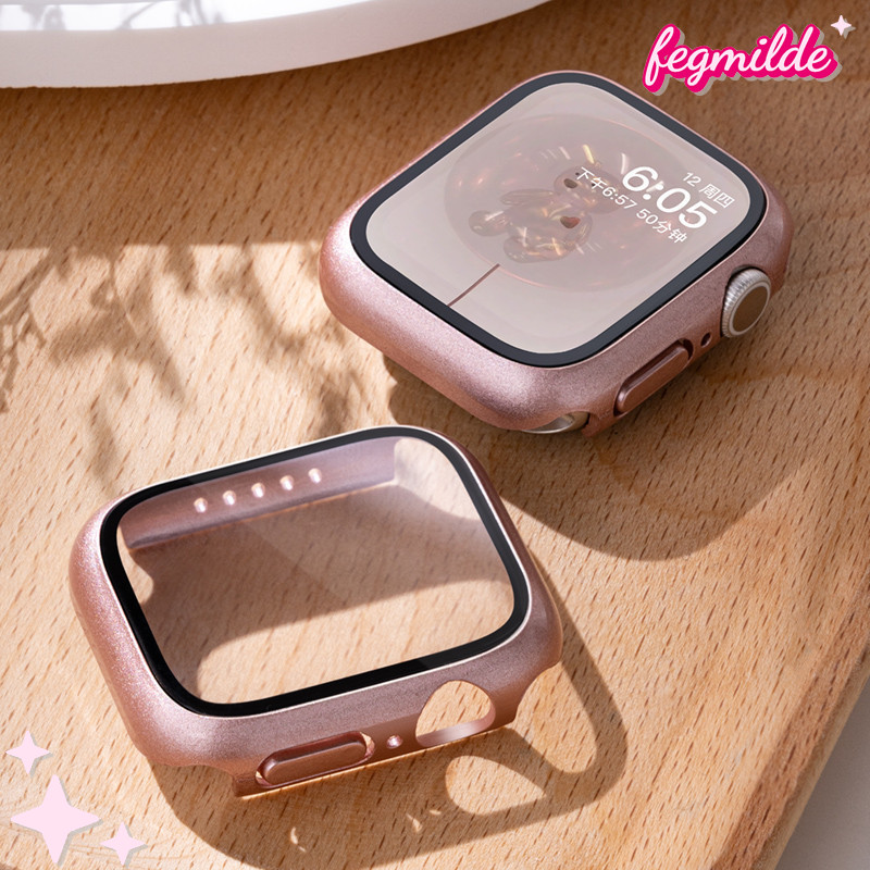 เคสฝาปกกระจกนิรภัย for Iwatch Apple Watch Ultra 3 2 SE 3 2 49มม 46 45 44 41 40 42 38มม Series 11 10 9 8 7 6 5 4 3