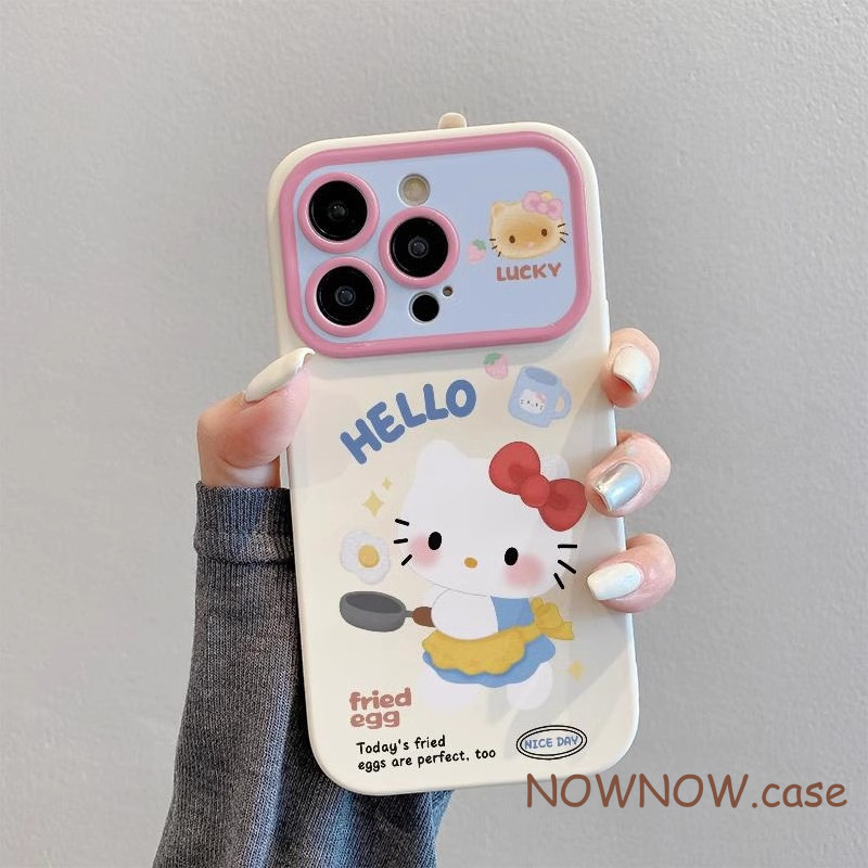 สําหรับ IPhone 17 Air 16 15 14 13 12 11 Pro Max X XR XS Max 7 8 Plus น่ารัก Chef KT คู่การ์ตูนเคสโทรศัพท์ปกอ่อน