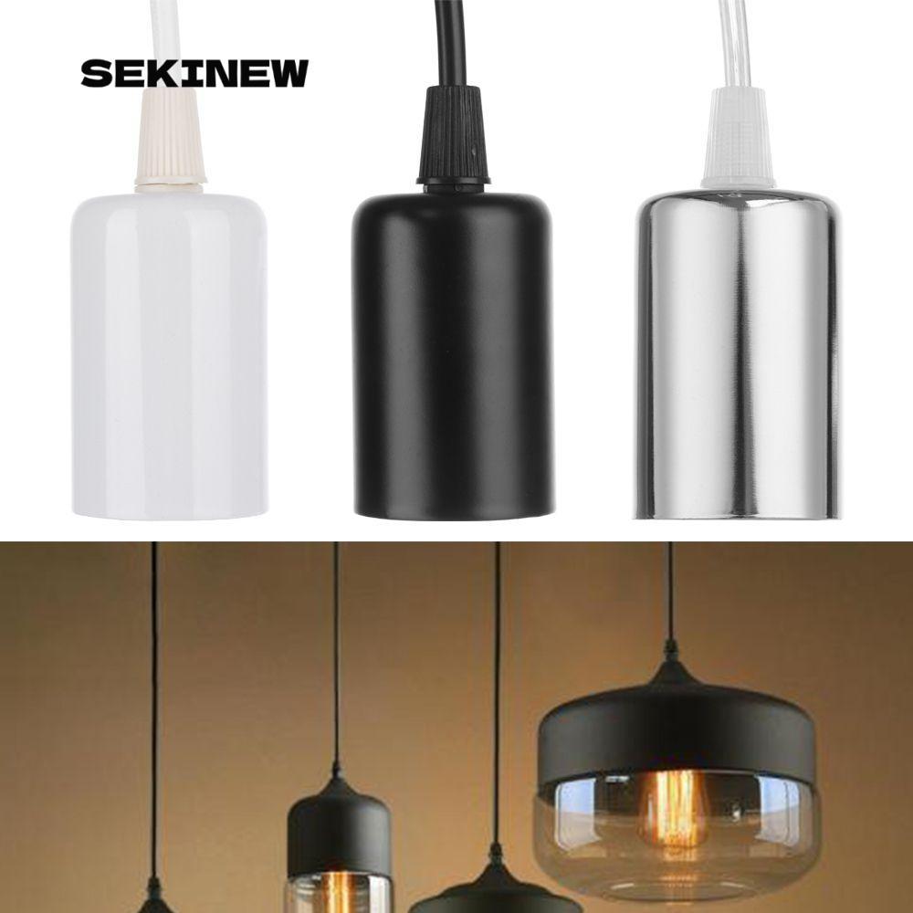 SEKINEW 0.5 M/0.8 M/1 M/1.2 M/1.5 M/2 M E27 โคมไฟผู้ถือ Hot Home Decal Vintage Retro จี้หลอดไฟซ็อกเก