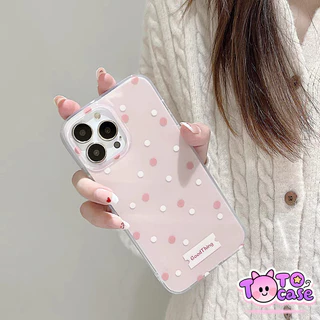 เคส Oppo A3X A5i A16 A3Pro A60 A7 A18 A54 A3s A12 A5s A17 A58 A15 A3 A38 A11 A52 A55 ปก Imd ลายจุดตัดกันสด