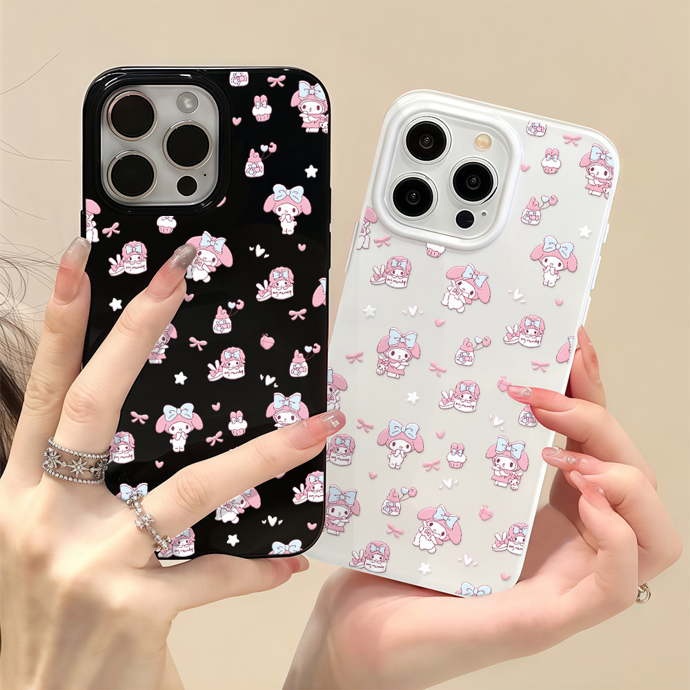 เคสโทรศัพท์มือถือเยลลี่ มีสีสัน สวย การ์ตูน โชคดี รักรูปร่างหัวใจ For IPhone16 15 14 13 11 6 7 8plus Pro Promax GDTPU632