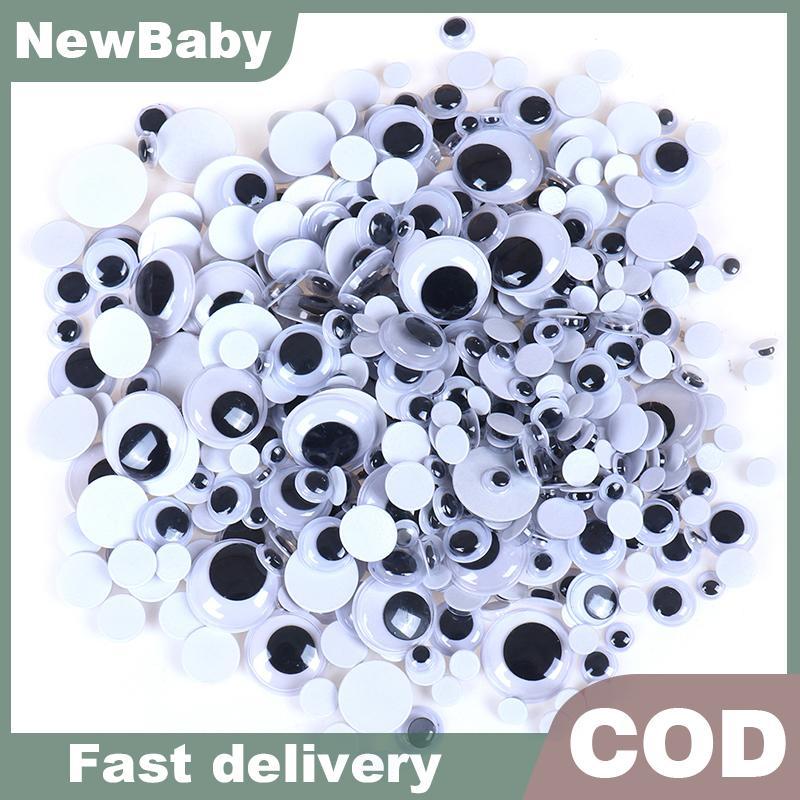 NEWBABY Self-กาวผสมEyesสําหรับของเล่นตุ๊กตาGogly wiggly Eyes DIYอุปกรณ์เสริมTH