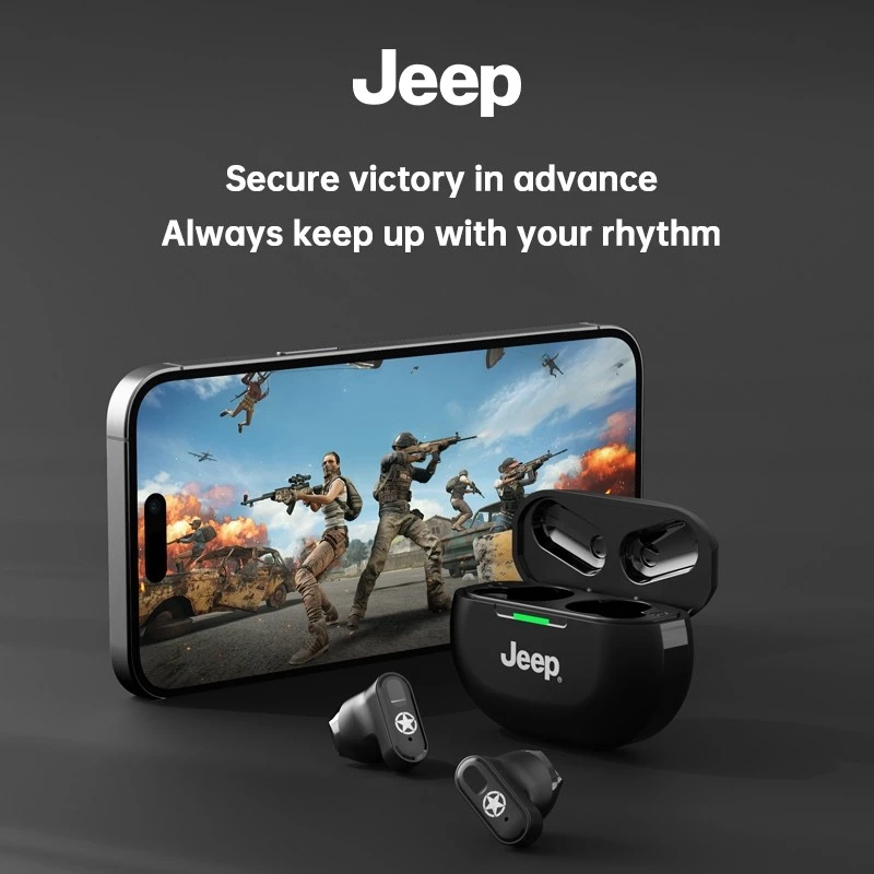 Jeep JP-EW011 หูฟังบลูทูธไร้สาย HiFi HD Call ลดเสียงรบกวน จับคู่เร็วหูฟังบลูทูธ พร้อมไมโครโฟน thumbnail 5