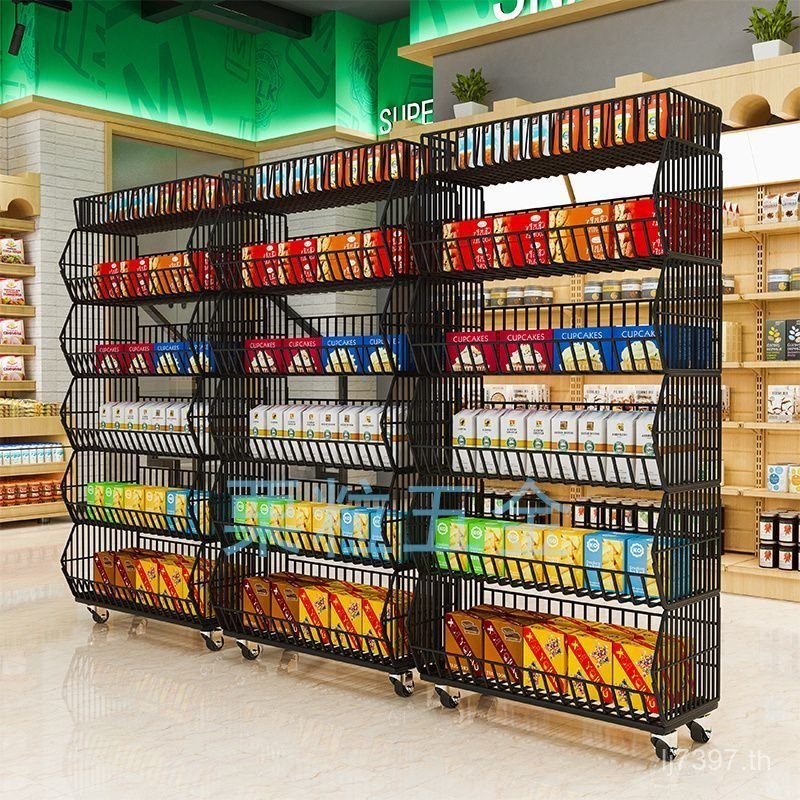 ชั้นวาง j8g3 Bulk j8 ชั้นวางอาหารขนมชั้นวางหลายชั้น g3 สตูลจํานวนมากสไตล์ใหม่แนวทแยงจอแสดงผลซูเปอร์ม