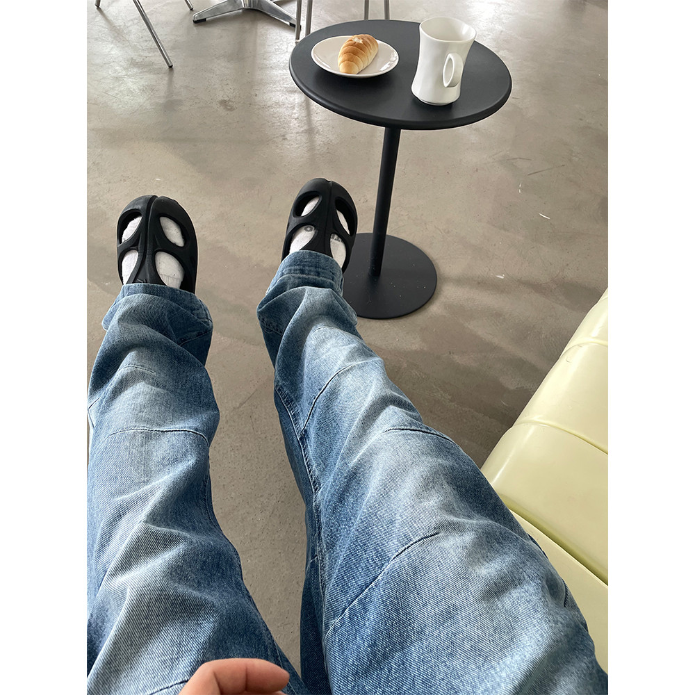 CGGA กางเกงยีนส์สไตล์ขากว้าง สบายๆ อินเทรนด์ สำหรับใส่ลำลอง