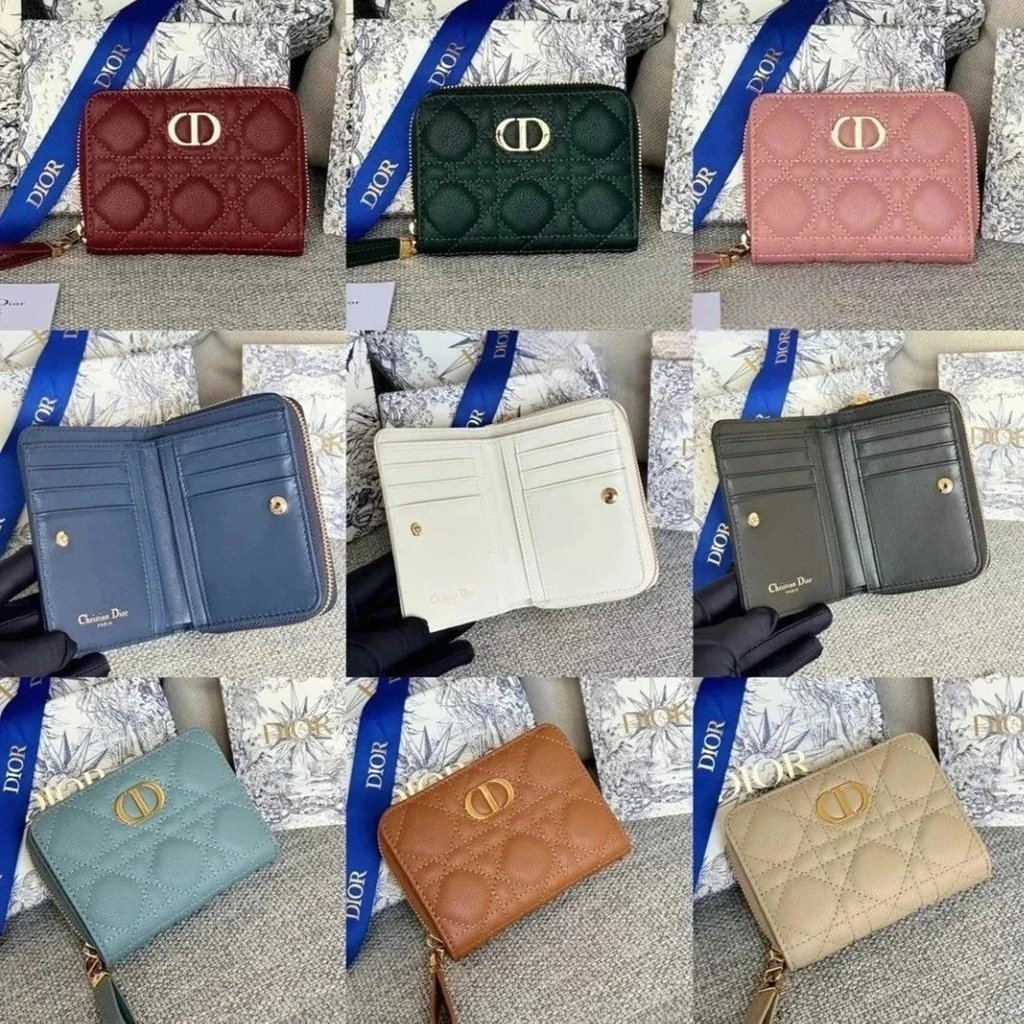 Dior Short Wallet Wallet Wallet Mens Wallet Womens Wallet Coin Purse Card Holder Mens Bag IX2B