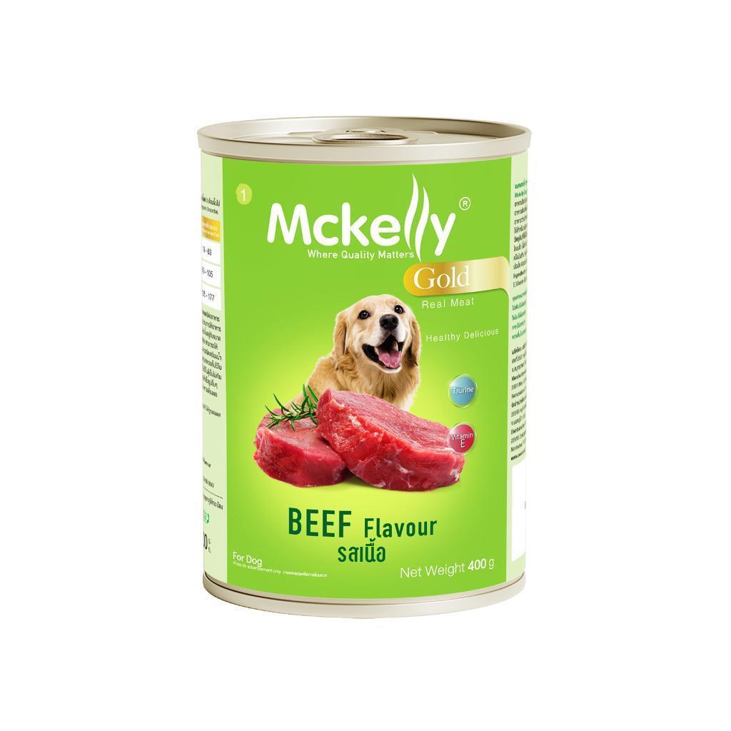 Mckelly Gold แมคเคลลี่ โกลด์ อาหารเปียกกระป๋องสุนัข 400 กรัม [ยกโหล 12 กระป๋อง] ราคา ถูกที่สุด ดีลบีเคเค แกลเลอรีภาพที่ 2