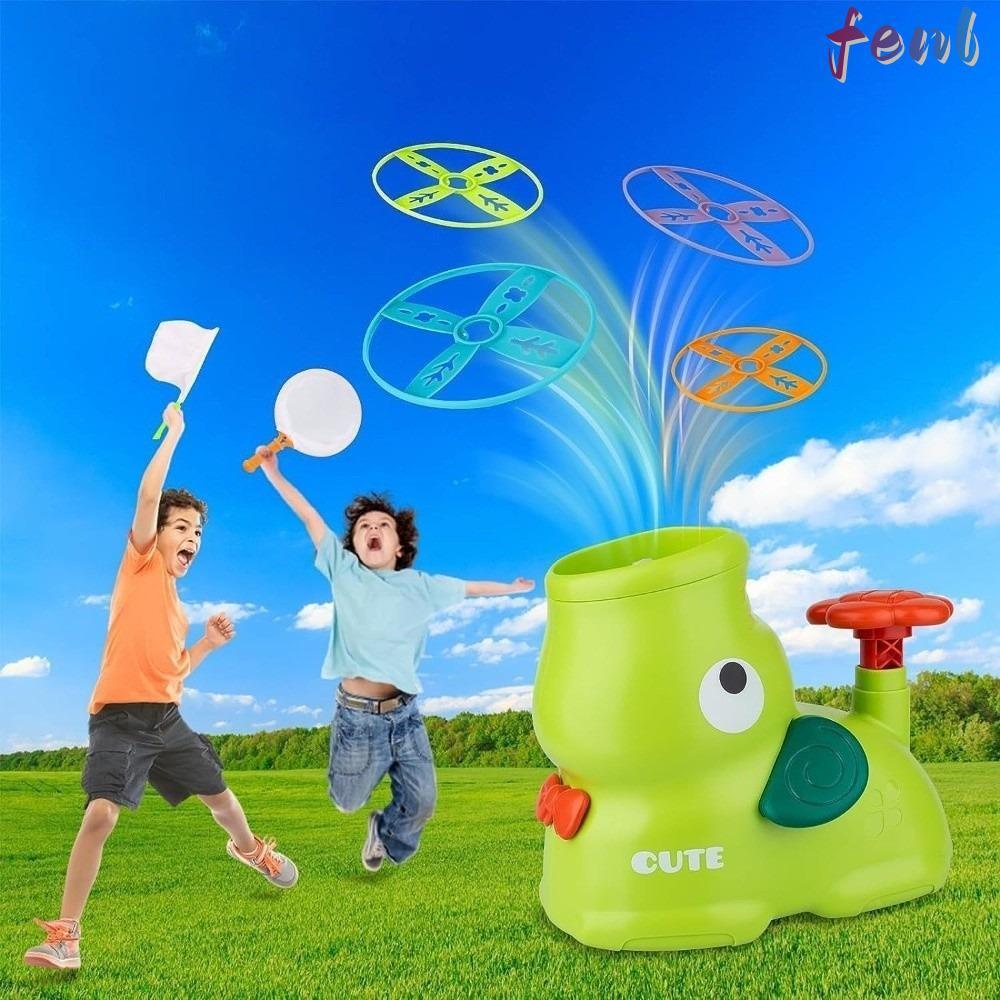 FENL Flying Air Disc Launcher, Flying Disc Air Disc Disc Disc Flying Game, Interactive Sport Toy Foo