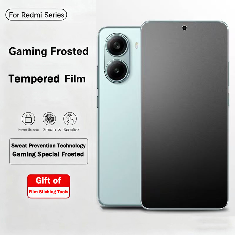 Matte กระจกนิรภัยป้องกันหน้าจอสําหรับ Xiaomi POCO X7 X6 Neo X5 X4 X3 NFC M7 M6 Plus M5 M5s M4 M3 F7 