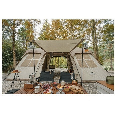 Village 17 Automatic Tent Outdoor Camping 4 Persons Travel Tent Family Hiking Large Tent Waterproof 