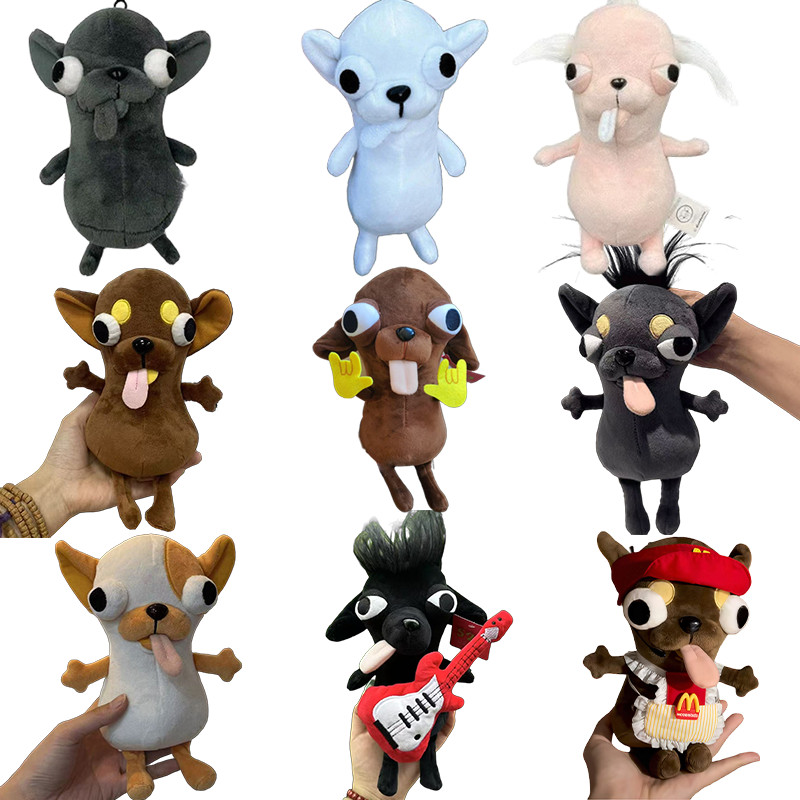 Hot Chihuahua ของเล่นตุ๊กตา 25 ซม.น่าเกลียดและน่ารักตลกสุนัข Plush ตุ๊กตาของเล่นสําหรับเด็ก