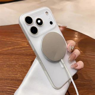 Hard Matte Magnetic Clear เคส for IPhone 17 Pro Max Air 11 14 13 15 16 12 17promax 15promax 16promax เคสโทรศัพท์มือถือ