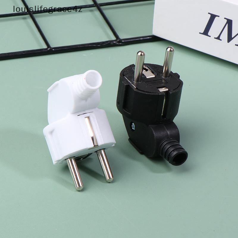 EU ปลั๊กอะแดปเตอร์ 16A สารหน่วงไฟชายเปลี่ยน AC Outlets Rewireable Schuko Electec Soet สําหรับสายไฟ