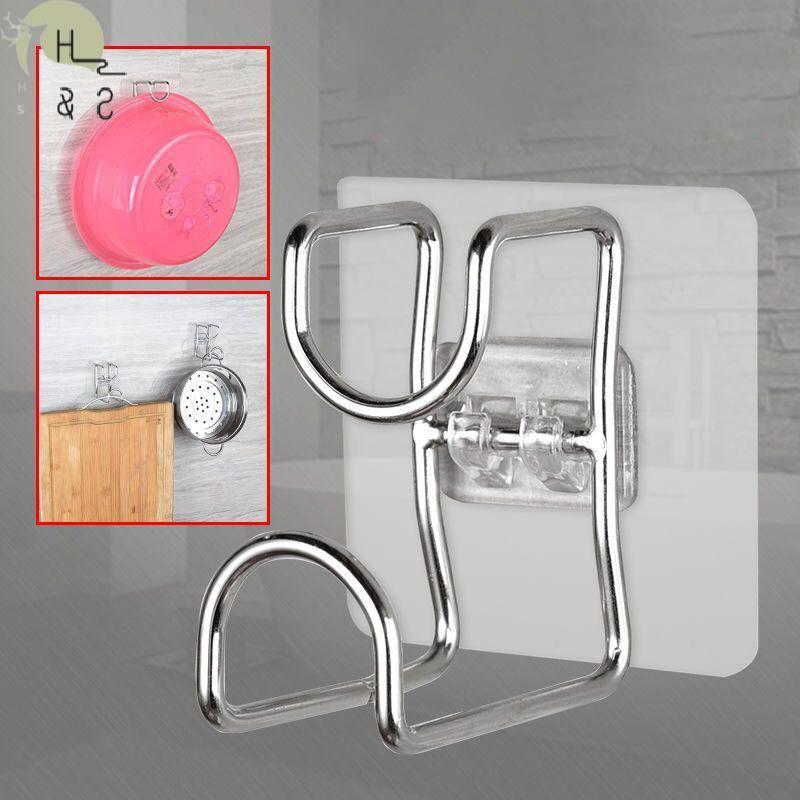 [H&S] Punch-Free Stiy Hook ห้องน้ําห้องครัว Traceless อ่างล้างหน้าตะขอประหยัดพื้นที่ Organizer Wall Mount Hook ตะขอกาว {th}