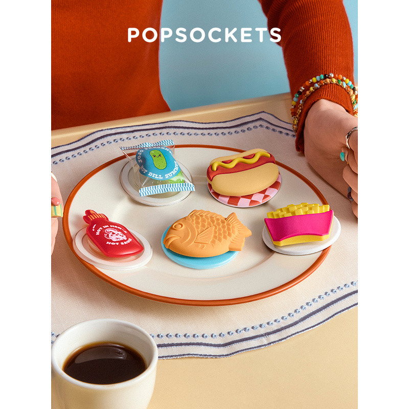 【街角快乐餐车】PopSockets泡泡骚Food truck磁吸式气囊手机支架