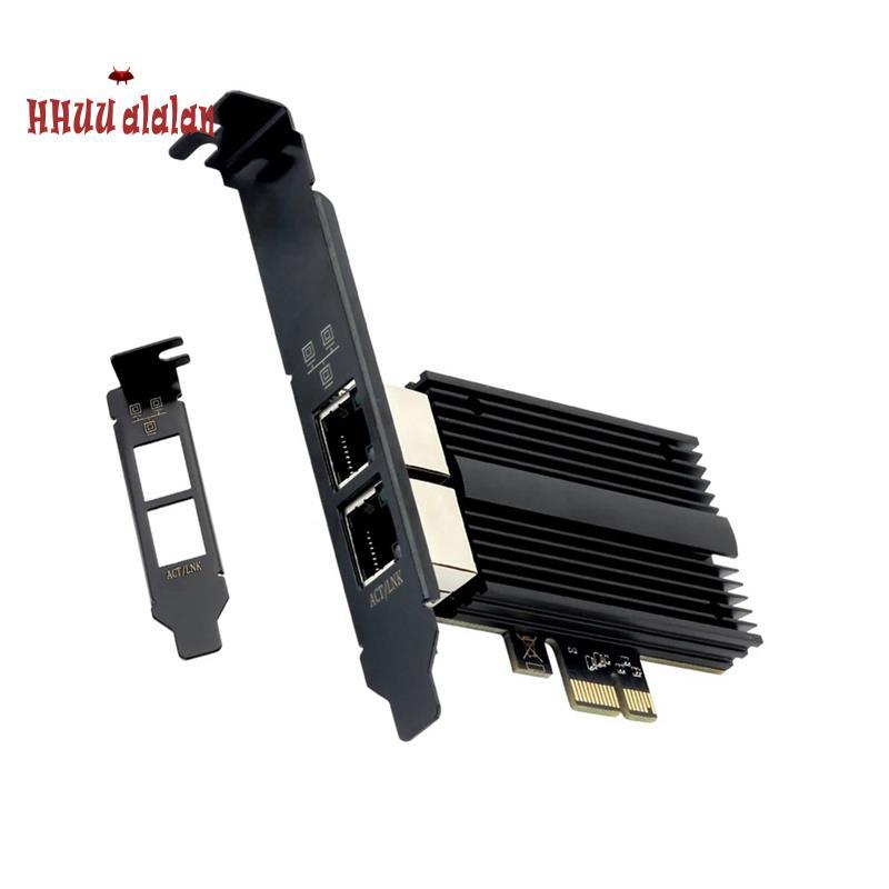 [ความเร็วสูง H] 2500Mbps Pcie ถึง RJ45 I226-V การ์ดเครือข่าย 2.5G Gigabit Ethernet พอร์ตคู่ 100/1000