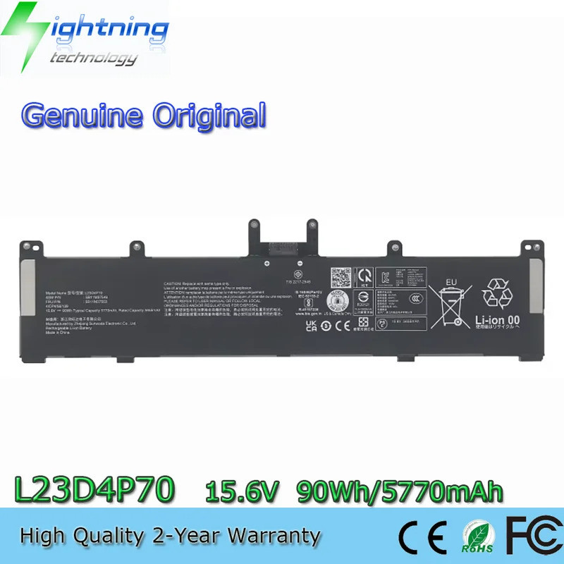 ใหม่ L23D4P70 L23C4P70 15.6V 90Wh แบตเตอรี่สําหรับ Lenovo ThinkPad P1 Gen 7 21KV 21KW