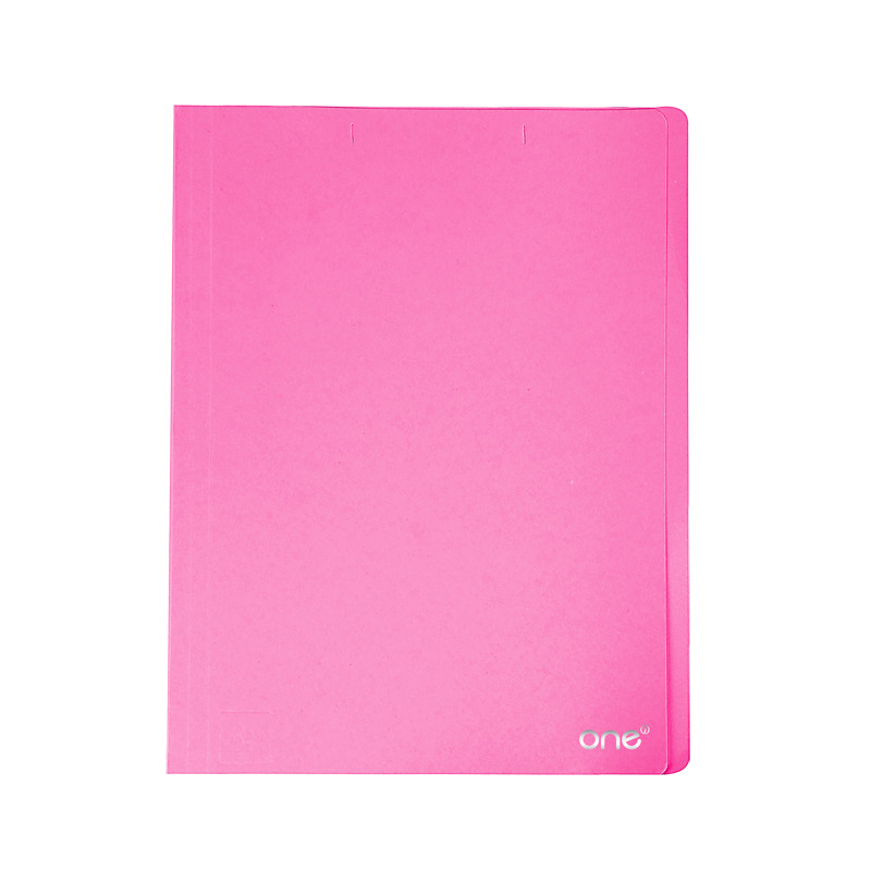 แฟ้มพับสั้น A4 เขียว (แพ็ค30เล่ม) ONE