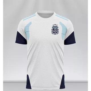 Argentina Training Jersey 2026 Full Printing 3D พิมพ์โพลีเอสเตอร์ระบายอากาศแห้งเร็ว unisex ฤดูร้อนด้านบน
