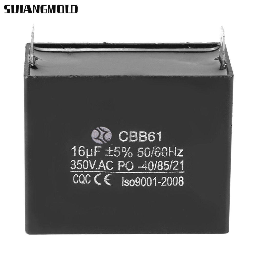 SIJIANGMOLD CBB61 ตัวเก็บประจุ, CBB61 350V AC Generator Capacitor, ส่วนประกอบไฟฟ้า 50/60Hz 16uF -40/